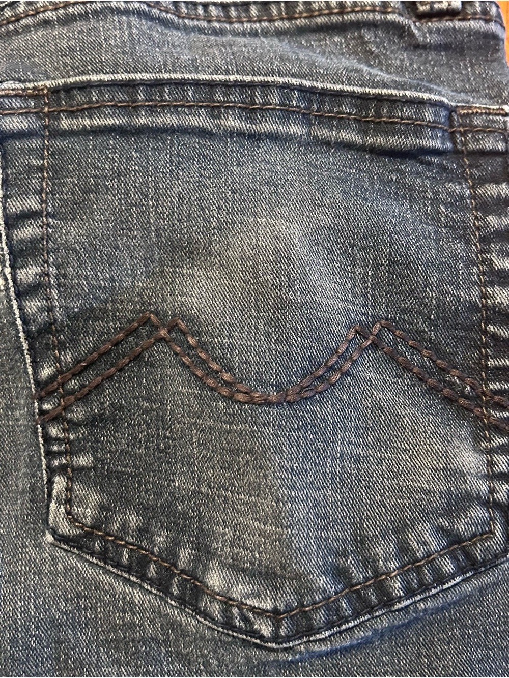 Vintage Urban Star Streetwear Skater Straight Leg Embroidered Black Jeans 30x31 - Picture 7 of 14